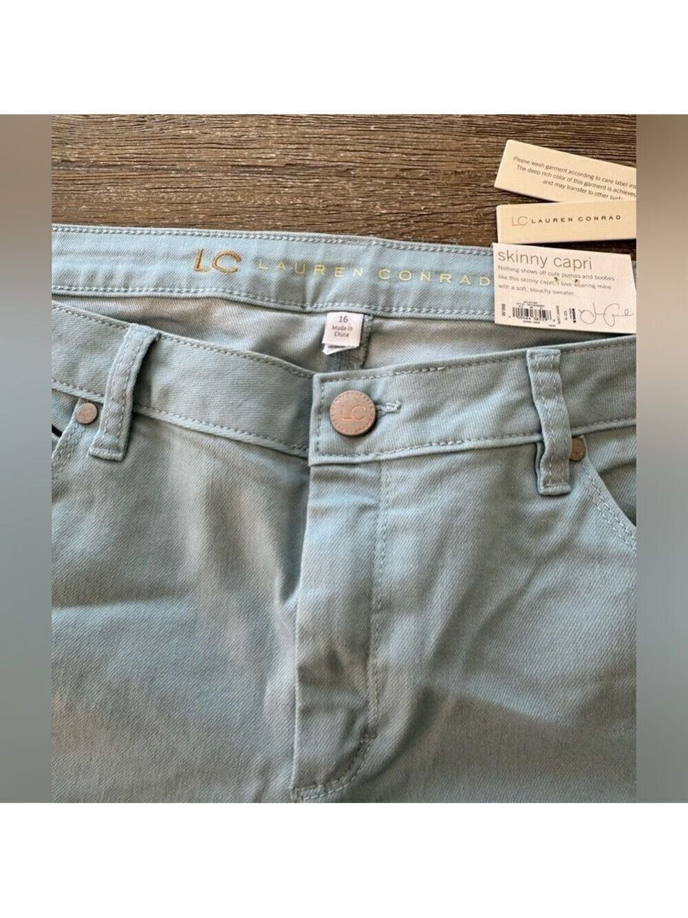 Brand new tags Lauren, Conrad skinny Capri. Size 16.